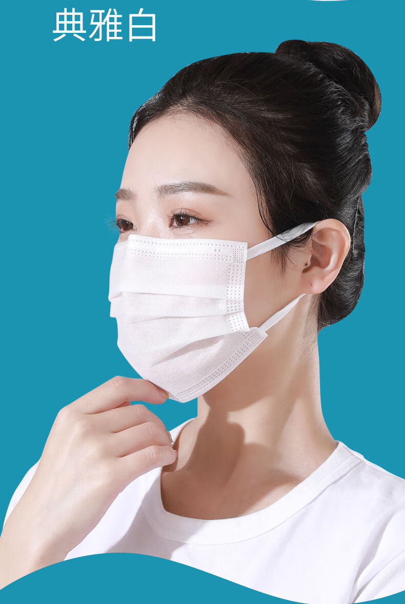 新品超薄口罩绿色口罩女夏季薄款透气防晒一层两层不勒耳口罩夏天男宽