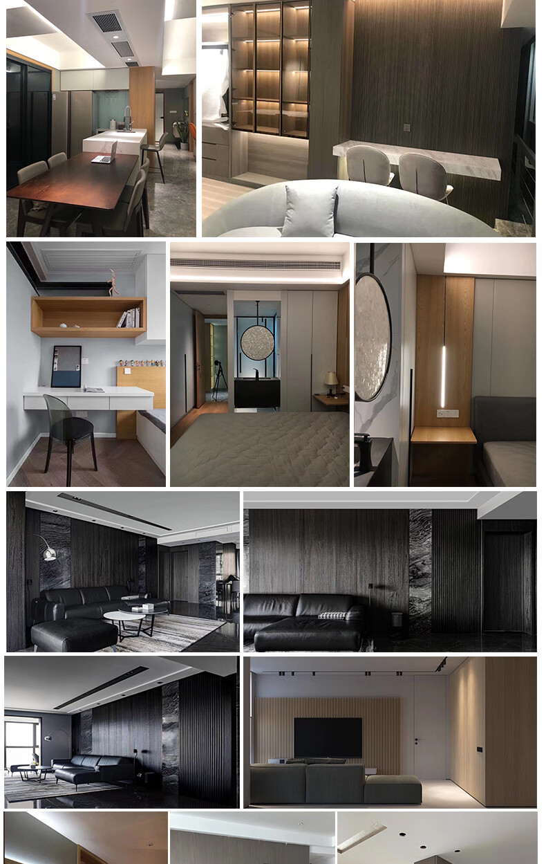 木饰面板背景墙科技木饰面板实木贴皮装饰板免漆电视沙发背景墙科定板