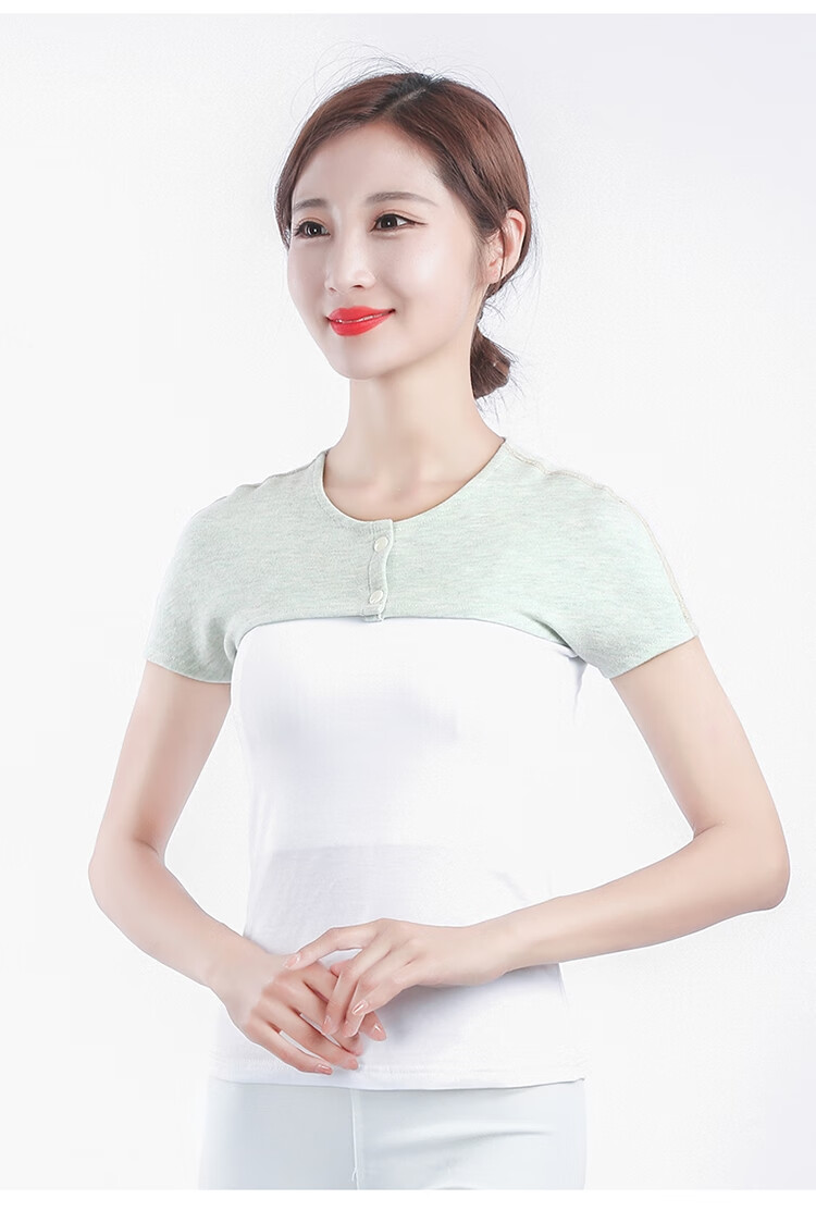 恒源祥颈部保暖秋冬薄款护肩套女士肩周孕产男肩膀防寒护脖子坎肩米