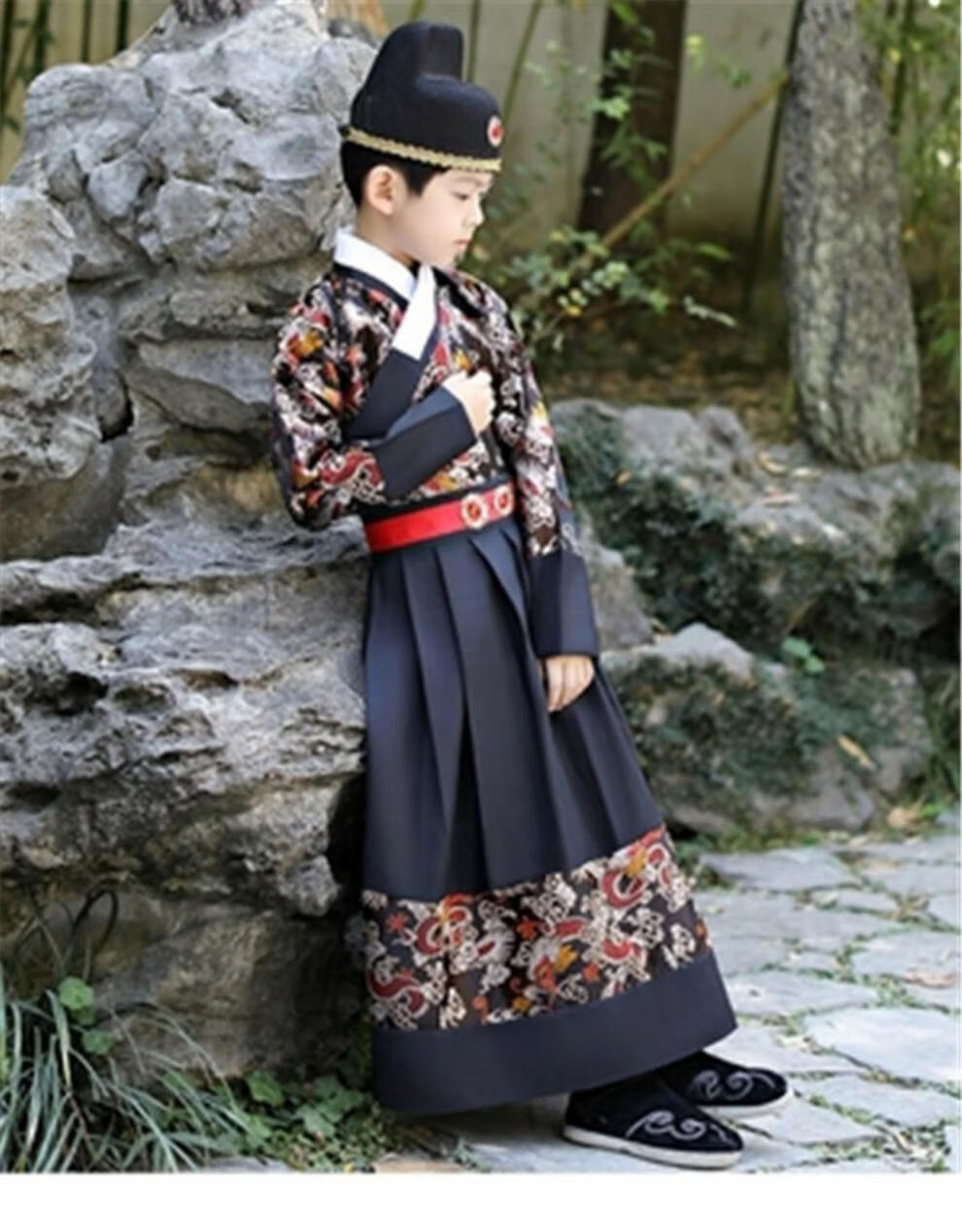 儿童古装汉服男童锦衣卫飞鱼服霸气男女孩四大名捕侠客书生演出服