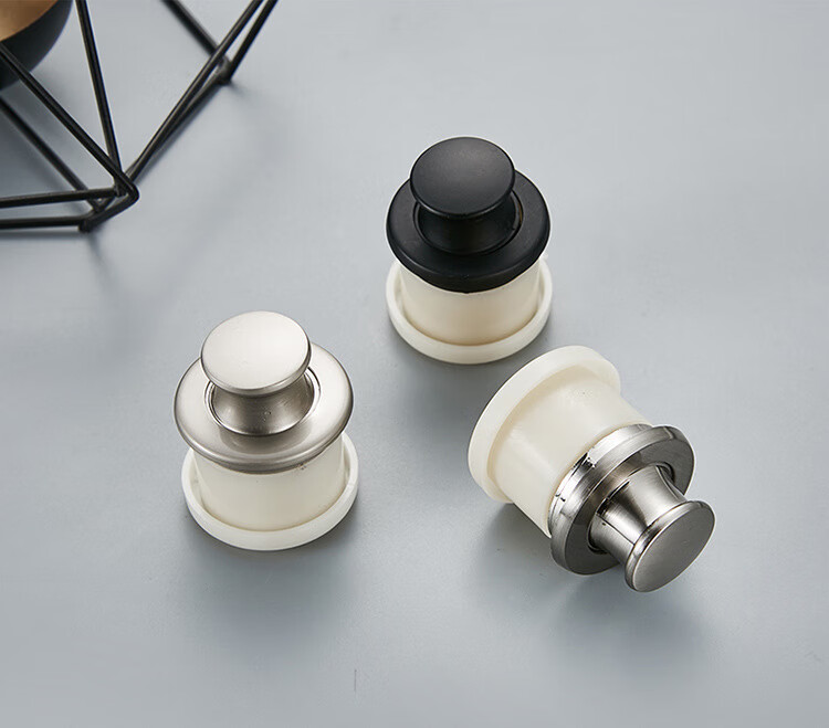 榻榻米拉手柜门伸缩弹簧拉手隐藏内嵌式抽屉现代柜子圆形暗装扣手565