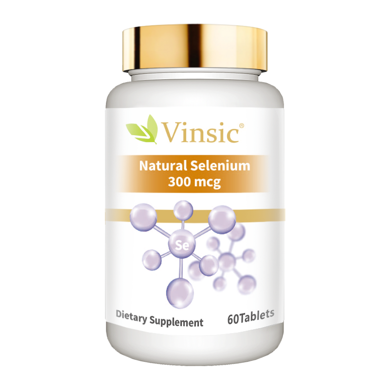 vinsic麦芽硒片补硒元素丁西素硒胡双素非绿瓶海藻