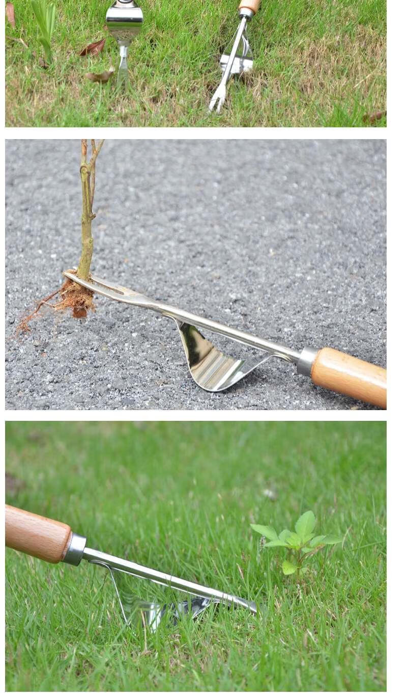 拔草神器 园艺工具不锈钢起根器除草器松土器拔草铲挖草器专用挖根器