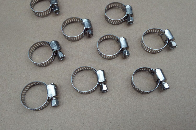 不锈钢卡箍固定夹子液化气配件带手柄煤气管卡扣煤气灶喉箍卡子 十字