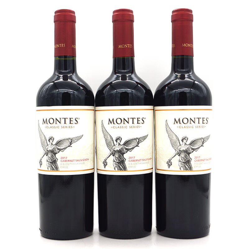 智利进口名庄蒙特斯红酒经典马尔贝克梅洛赤霞珠 montes现货 2018经典