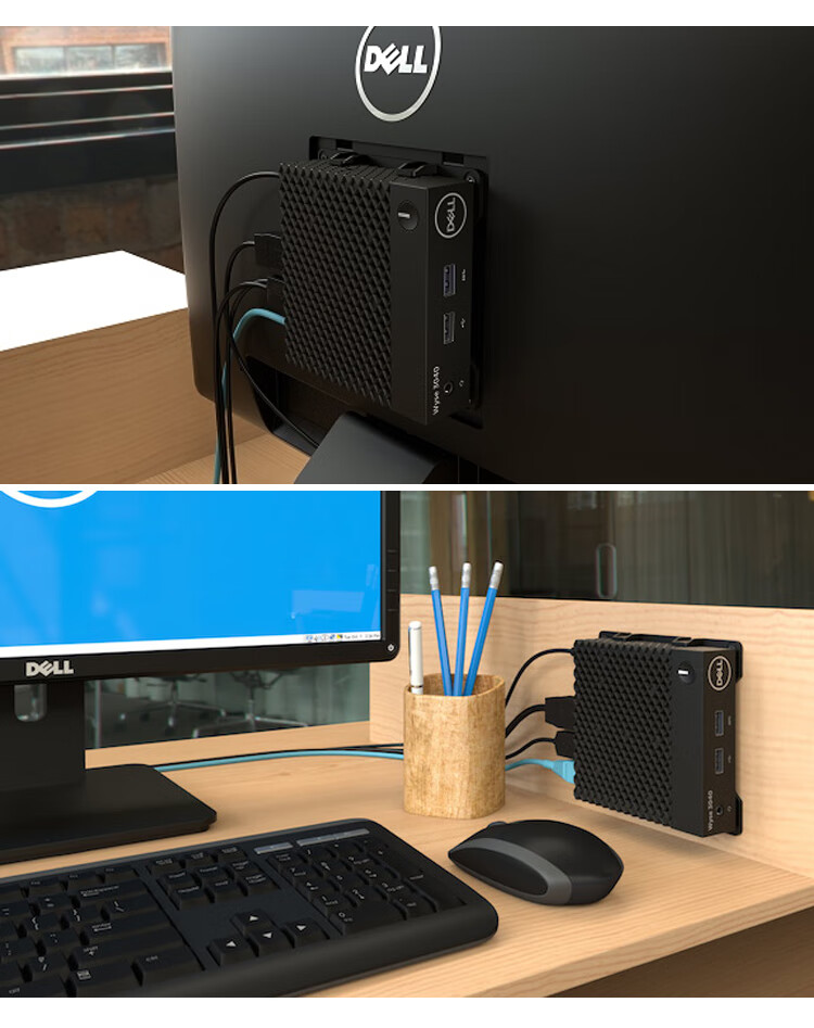 戴尔dell wyse 3040瘦终端机显示器挂架背扣托架固定架子 架固定架子