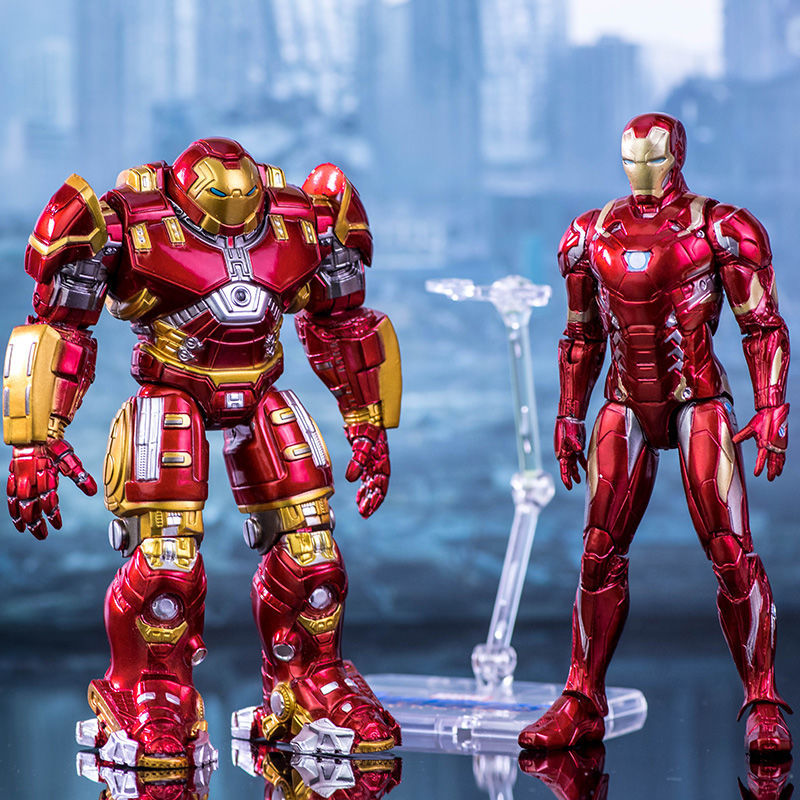 万代(bandai)复仇者联盟4反浩克装甲刚钢铁侠蜘蛛侠mk44可动漫威模型