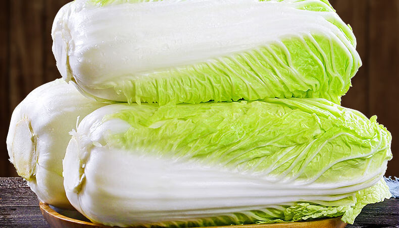 山东潍坊大白菜新鲜10斤鲜嫩蔬菜农家自种黄心包心菜整颗白菜2500g