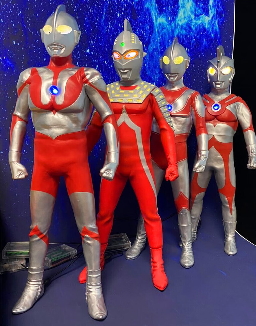 适用于定制全新现货xplus奥特曼系列发光人偶50厘米超大赛文初代杰克