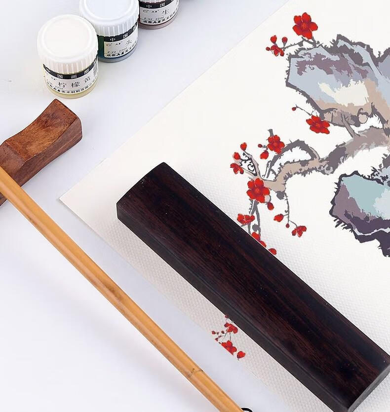 中国画颜料单支22中国画材料单瓶24色大容量工笔画工具画者36色 花青