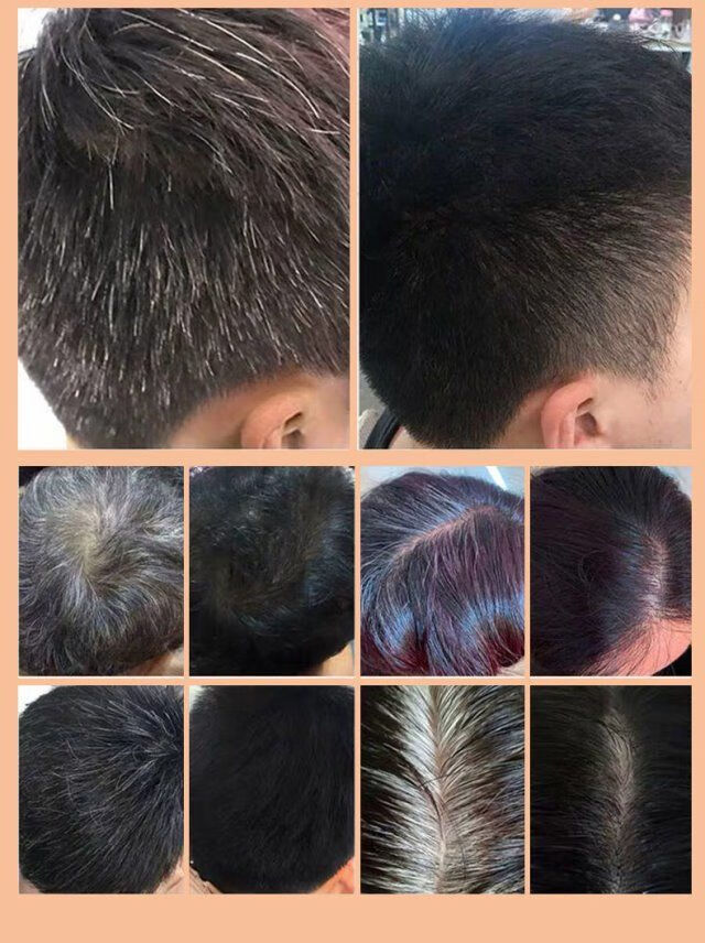 南京同仁堂官方官网黑灵芝何首乌植物白转黑洗发水白头发6瓶300ml