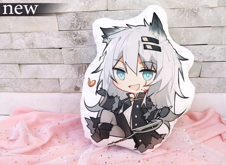 小羊泳装抱枕 抱枕-高度约40厘米明日方舟 同人原创抱枕