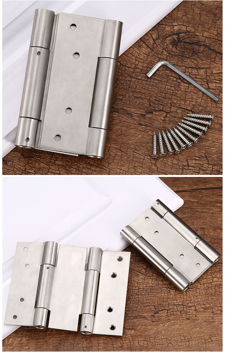 巴哈驴五金店 酒吧腰门缓冲合页吧台自由门不锈钢弹簧合页双向内外开