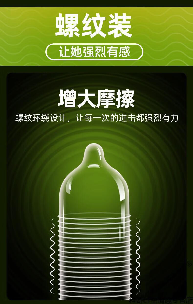 杜蕾斯避孕套超薄龟头加长加粗3厘米入珠套凸点大颗粒螺纹安全套超薄