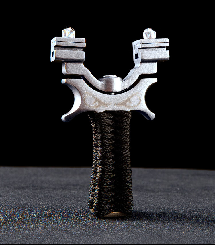 360度旋转弹弓激光精准弹工架高精度快压户外竞技专用平直撑头入门款