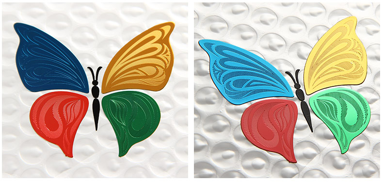 uv转印贴定制商标logo金属水晶标贴转移烫金烫银透明转印贴纸茶叶感压