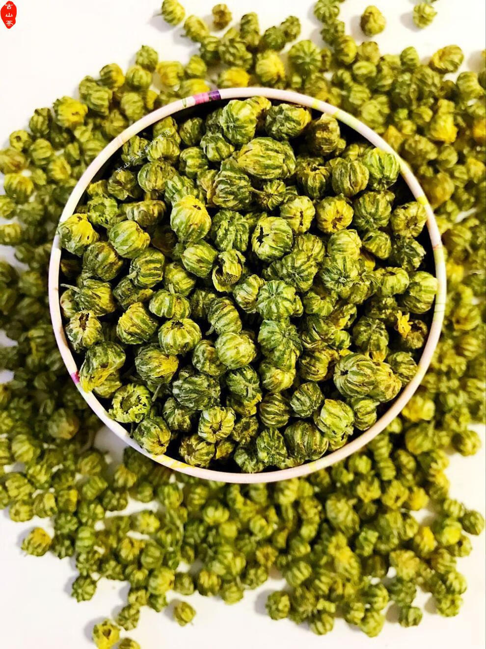 古山茶网红新货杭白菊米江苏无硫菊花茶散装花草茶 北京胎菊-上新