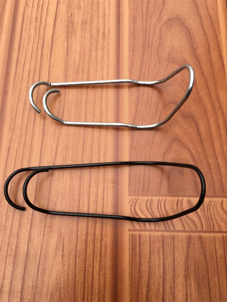 亚弗100个一包温室蔬菜大棚配件热镀锌压顶簧钢管夹子钢丝夹子 25*22