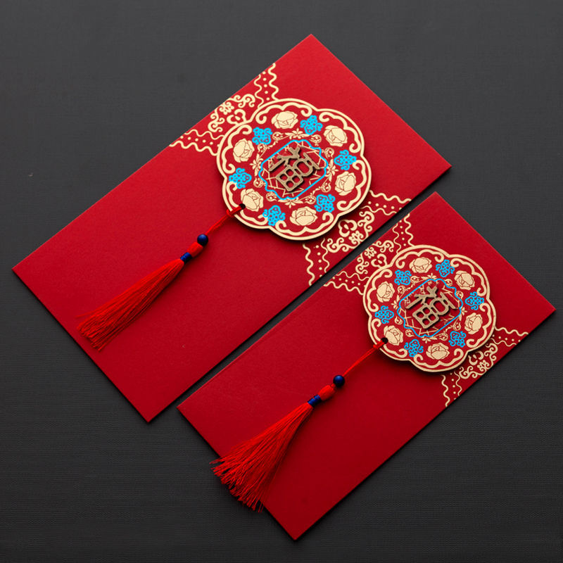 迎新必备包封2022新款新年创意虎年红包袋烫金通用春节