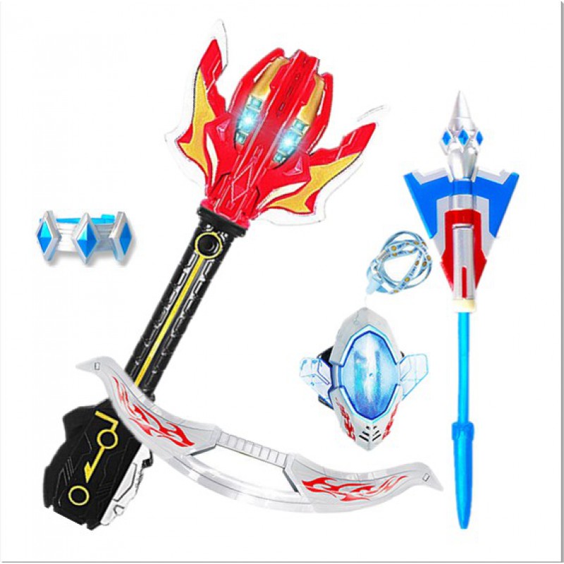 赛罗头镖奥特眼镜曼超人能量石变身器人偶等离子手镯弓箭飞镖黑色赛罗