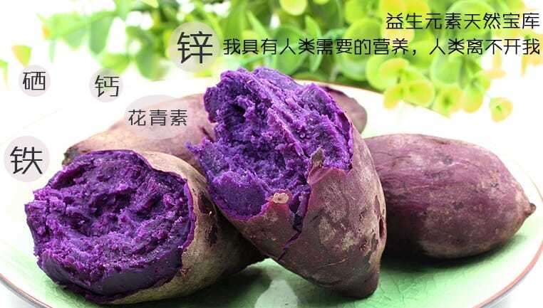 紫薯丁1斤5斤新货紫薯粒脱水紫山芋干烘焙饼干装饰熬粥煮饭紫薯粒一斤