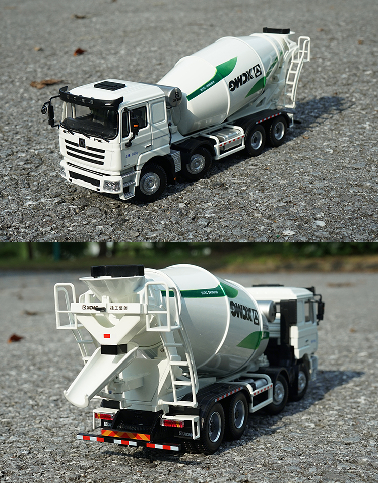 1:35 xcmg徐工施维英搅拌车模型汉风混凝土运输车合金卡车模型 徐工