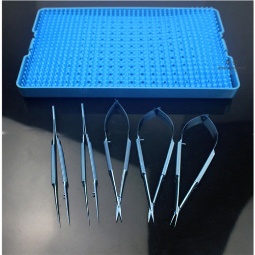 醫用華創顯微器械盒小血管手足外科包14cm四五件套鈦合金眼科精細四