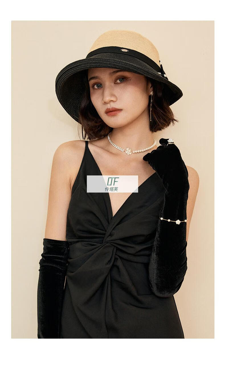 【明星同款】山茶花项链兰诺lano花悦绽放系列珍珠项链2022年新款颈链