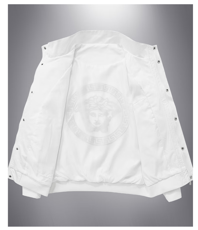 美杜沙 美人头 瓦萨琪秋季外套男2022年潮牌轻奢高领夹克男连帽欧洲站