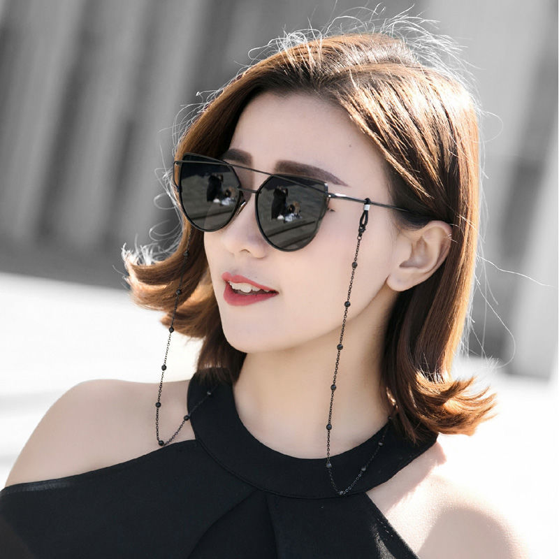 屿汐眼镜挂链网红眼镜链女挂脖链子不褪色时尚装饰挂件复古防滑绳眼睛
