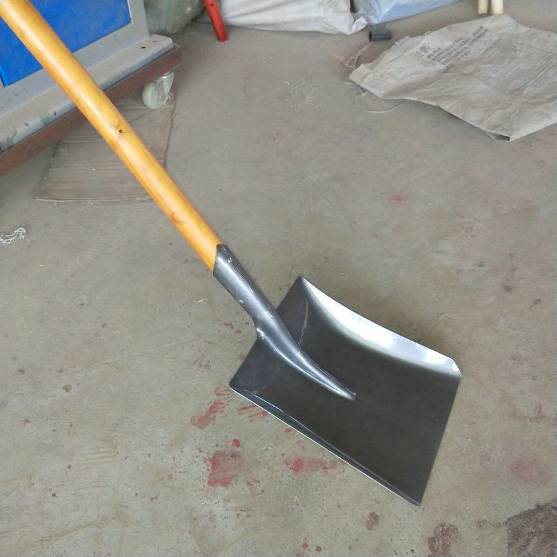 挖土工具锨户外加厚扫雪挖野菜神器贝千库弘大号尖铲95柄农业植树防汛