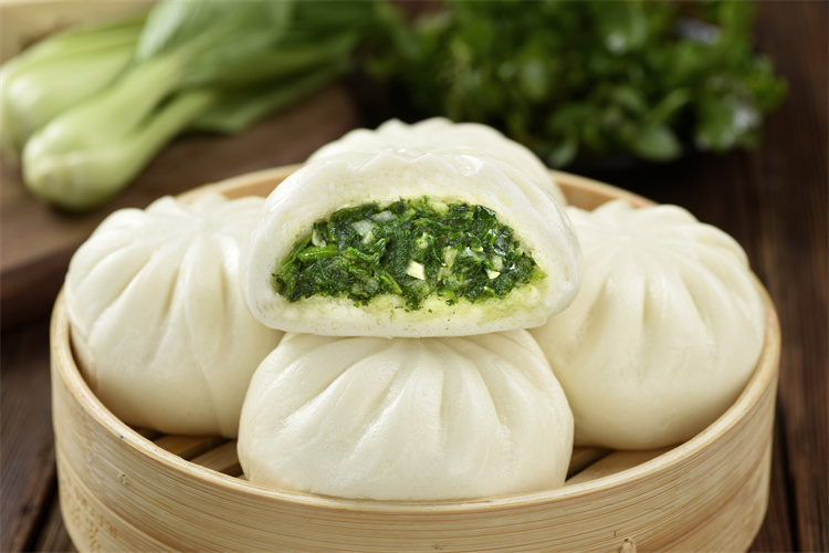 品维扬素包子荠菜包素植物油冷冻早餐包子速冻香菇青菜包子速食荠菜包