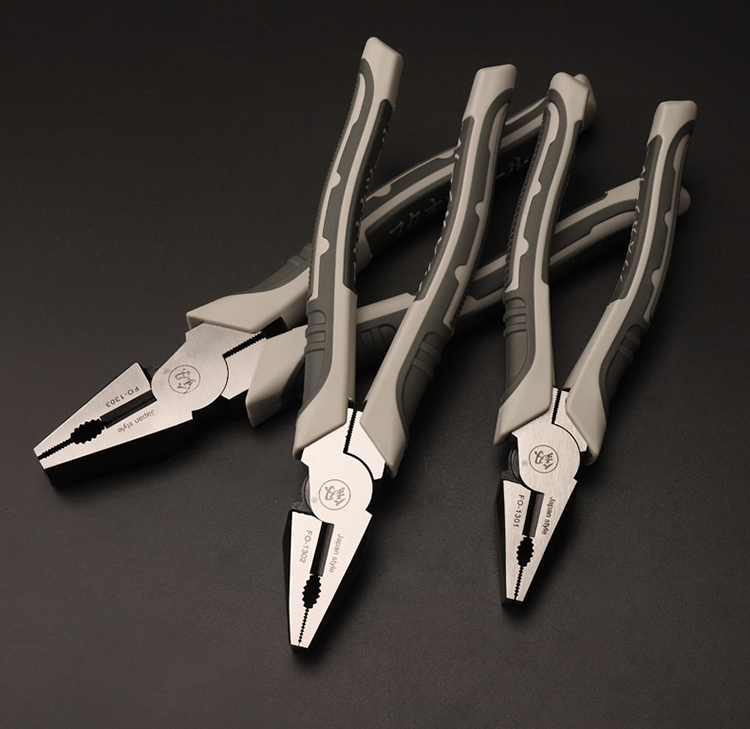 钢丝钳手钳子多功能老虎钳特种钢万用8寸电工拉钢丝6寸省力钢丝钳1301