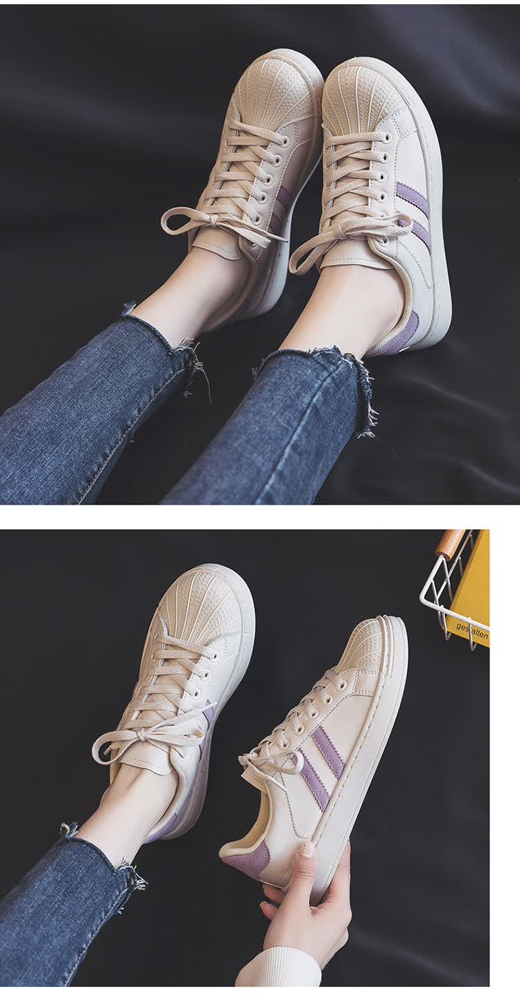 小白鞋女2021夏新款百搭学生板鞋夏天穿透气配裙子白黑40