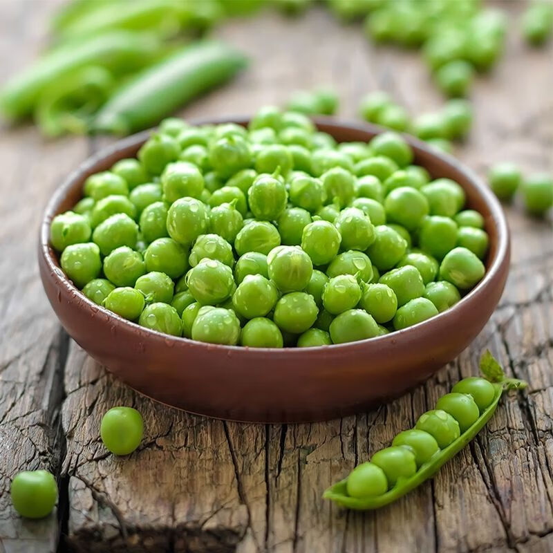 新鲜豌豆粒青豆粒什锦菜速冻豌豆粒4斤毛豆粒