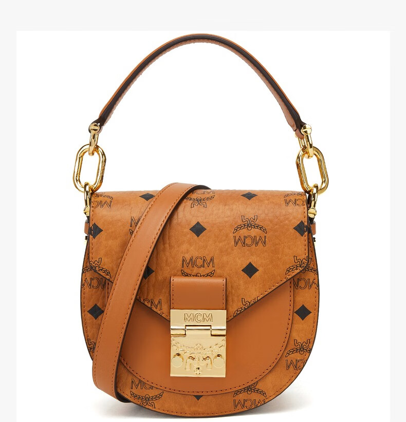 mcm单肩斜挎包女士人造革迷你2021年新款经典印花女包patriciavisetos