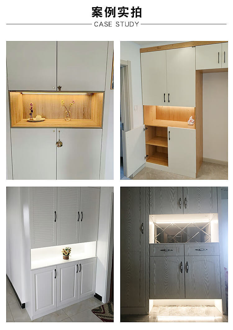 鞋柜灯接线鞋柜灯带人体感应led接线智能专用有线底部下入户玄关进门