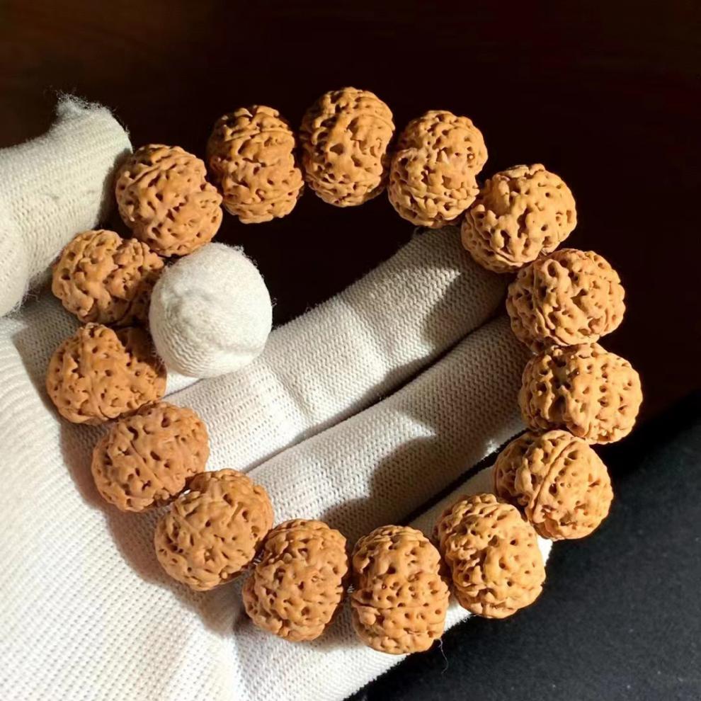 朴春 毕业尼泊尔大金刚菩提子手串 佛珠男女款 爆肉五星蜂王 原籽5瓣