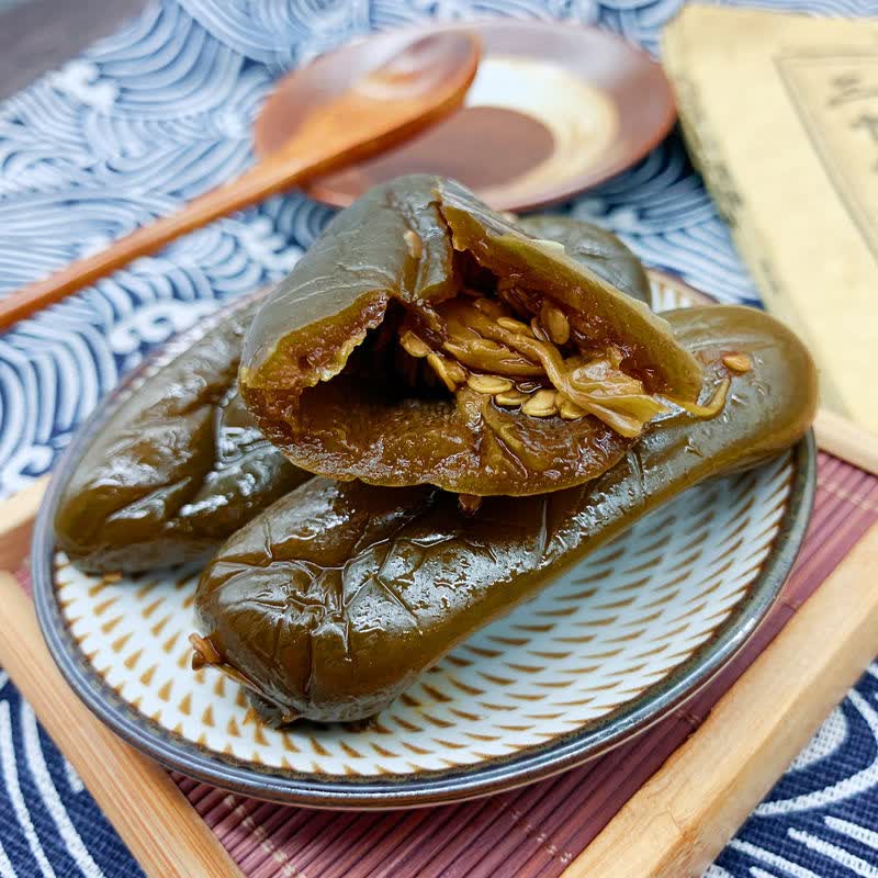 云舵 园丰阿玛尼咸菜下饭菜辣丁东北手工咸菜酱油椒腌咸菜 10袋(口味