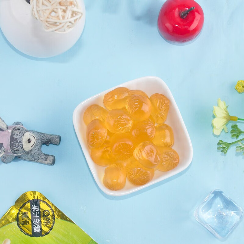 bike boy 果浆水果糖果果汁软糖橡皮糖qq橡皮糖味觉糖儿童零食接吻糖