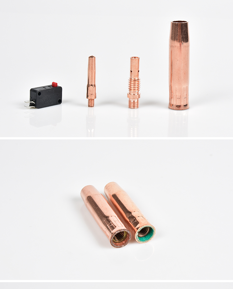 时优5个装 200a保护嘴紫铜加厚松下款二保焊枪头喷咀气保焊防风套配件