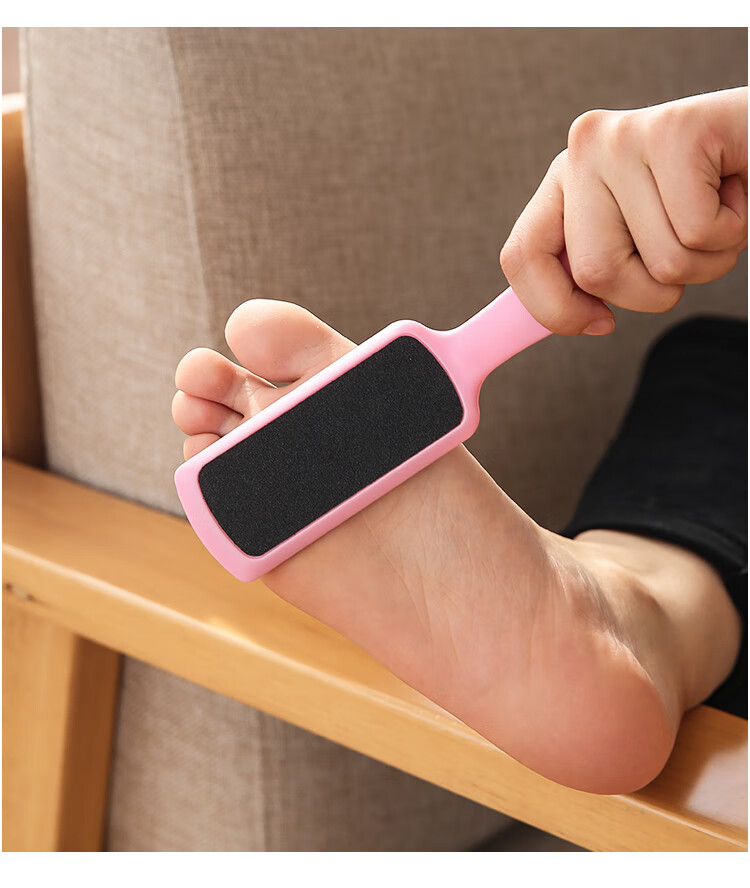 死皮搓脚板脚底脚后跟修脚石去老茧工具锉角质刮脚皮器预售年后发粉色