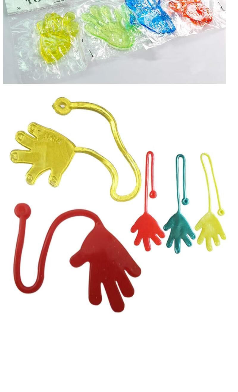 儿童黏黏手掌 粘性海洋动物爬墙蜘蛛人玩具超人粘性蜘蛛侠整蛊粘粘