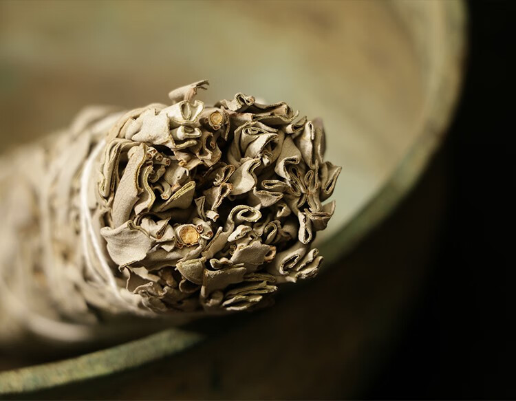 天然白鼠尾草熏香美国天然白鼠尾草净化空气室内艾叶烟熏家用干艾草香