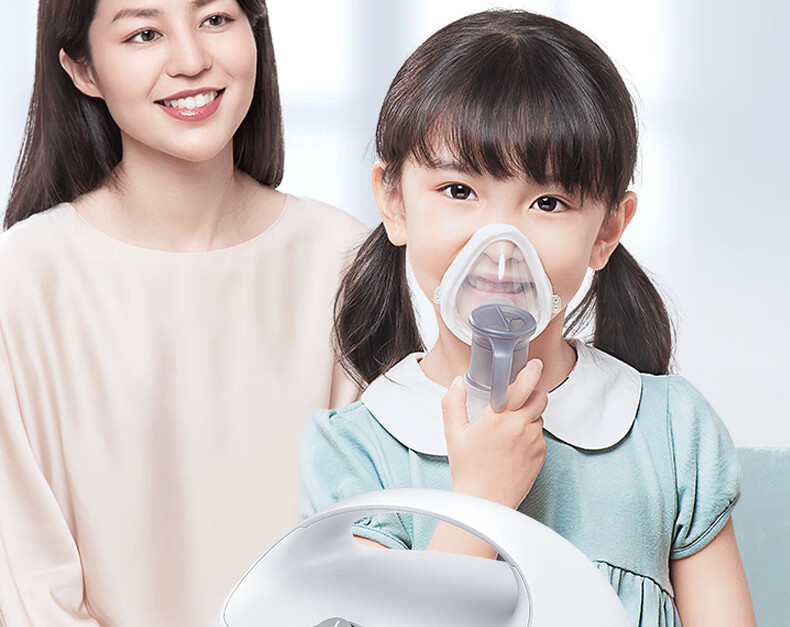 鱼跃yuwell雾化器403e儿童家用雾化机空气压缩式雾化器亲肤面罩药杯