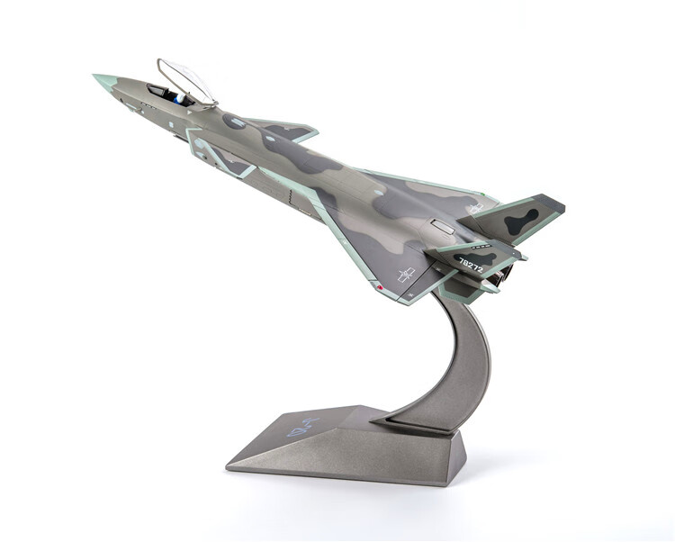 172148歼20战斗机模型合金j20飞机模型仿真隐形飞机歼20合金148银灰色