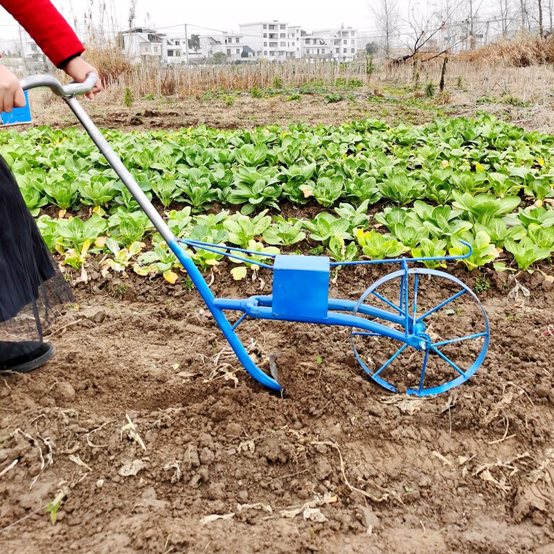 开沟神器小型除草耕地机农用开沟翻土松土神器挖地翻地犁地锄草耕田