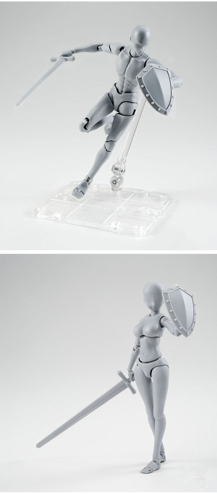 pofi无限人偶 素体人体模型关节可动男女人偶系列美术素描绘画写生