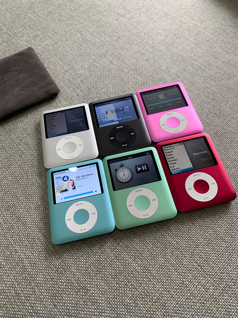 apple苹果apple ipod nano3 nano7 mp3学生听力英语 考研 限量红色