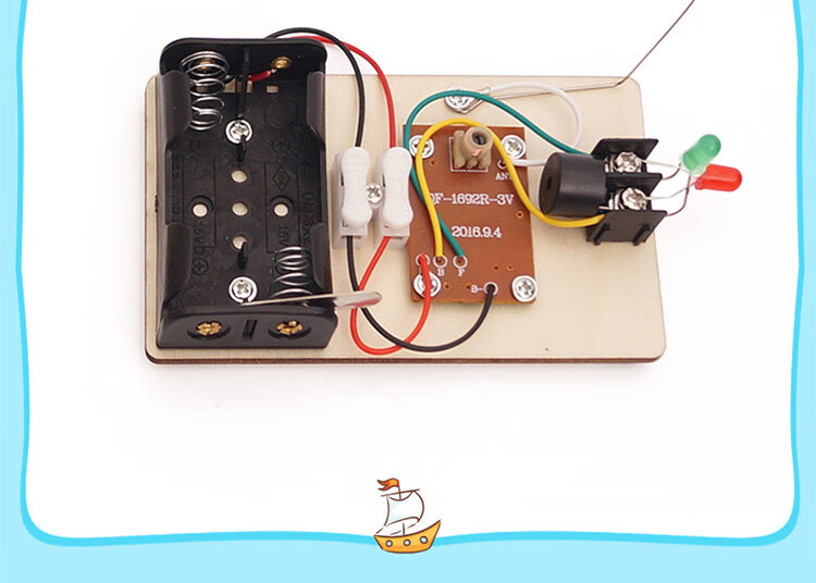 发报机 自制无线电报机模型发报机科技小制作小发明中小学生科学实验